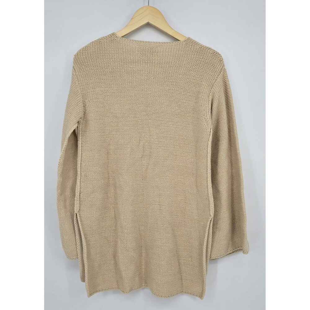 NWT $975 Arje Patmos Luxury Italian Cotton/Wool/Silk Sweater Knit Top Womens M - Picture 2 of 9